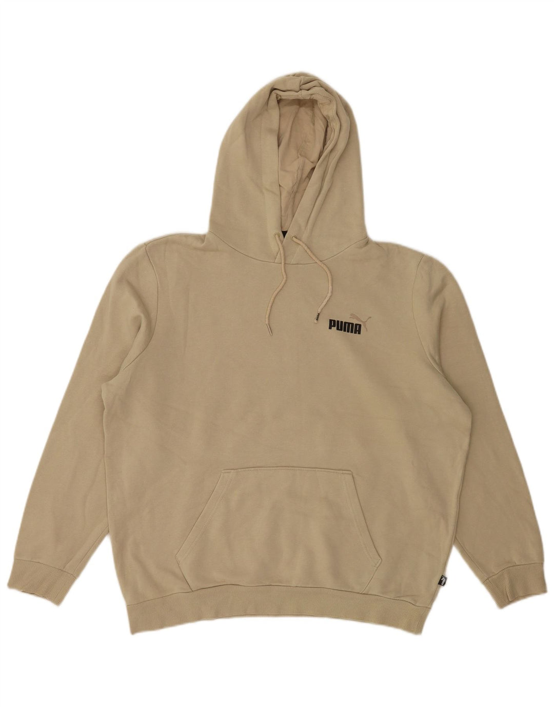 Puma - Sudadera con capucha para hombre, talla grande, algodón beige