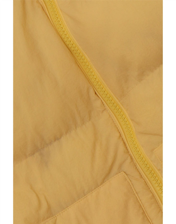 CHAMPION Chaqueta acolchada con capucha para mujer UK 40 Poliamida amarilla mediana