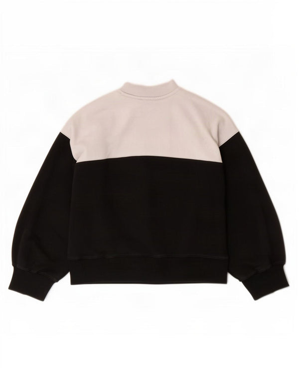 Champion Sudadera para mujer Jumper UK 46 Grande Negro Colorblock Algodón
