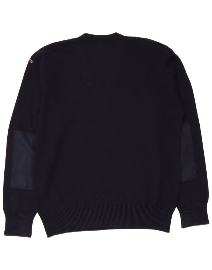 Paul & Shark Jersey con Cuello en V para Hombre Azul Marino Medio