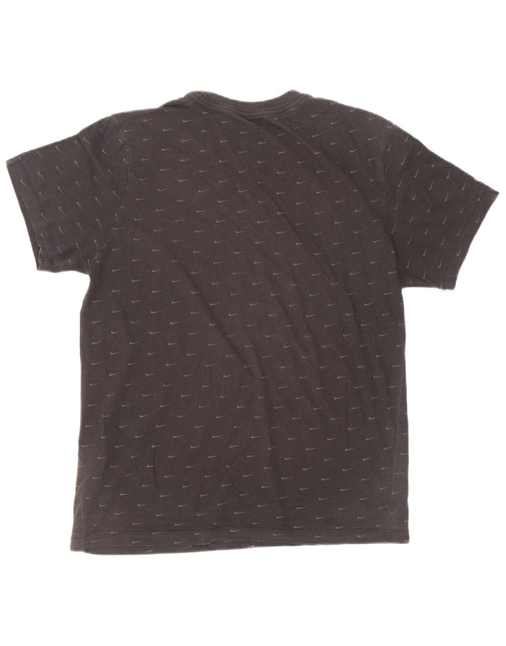 Nike - Camiseta gráfica para hombre, talla pequeña, algodón negro