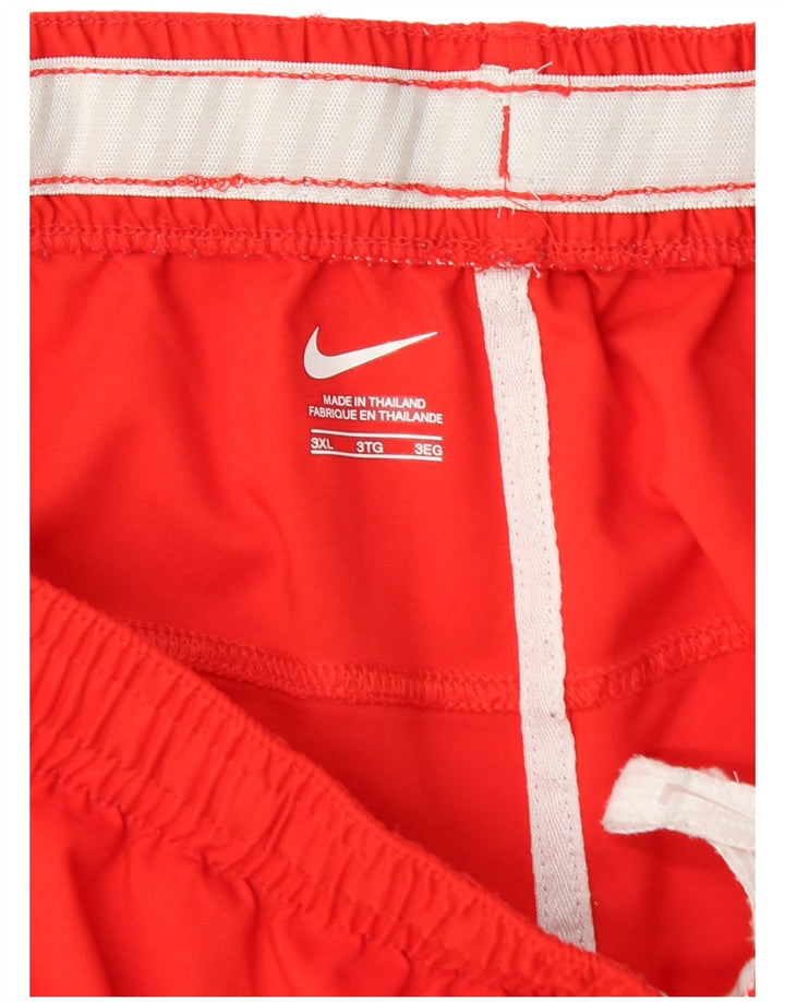 Pantalones cortos deportivos Nike para hombre 3XL Poliéster rojo