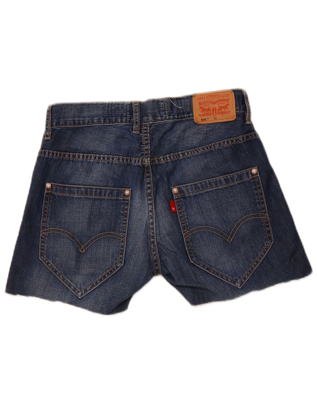 LEVI'S Shorts Vaqueros 508 Regular para Niña 15-16 Años W26 Algodón Azul