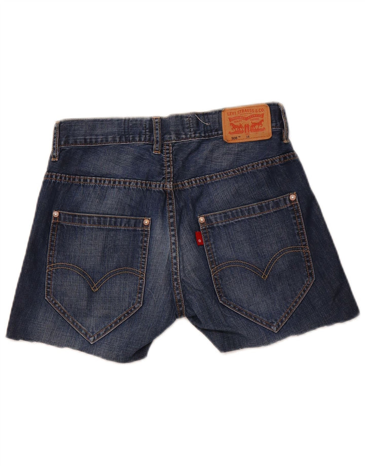 LEVI'S Shorts Vaqueros 508 Regular para Niña 15-16 Años W26 Algodón Azul