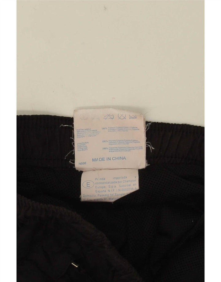 Champion Pantalones De Chándal Para Hombre Poliéster Negro Mediano