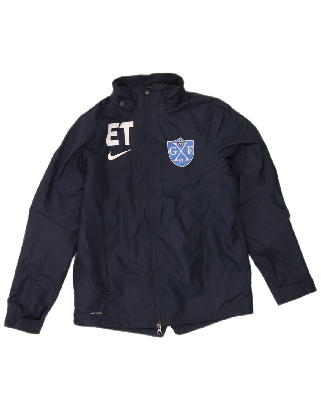 Nike Chaqueta impermeable gráfica para niños 12-13 años Grande Azul marino Poliéster