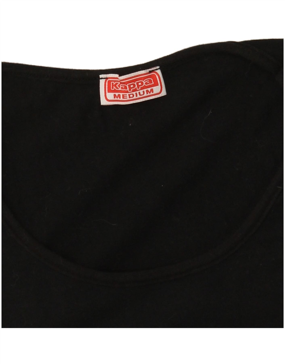 KAPPA Camiseta para mujer Top UK 12 Medium Black