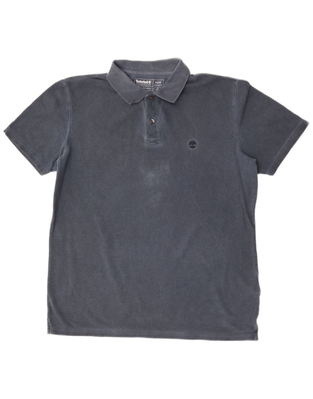Timberland Polo De Corte Regular Para Hombre Algodón Azul Marino Medio