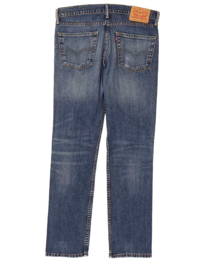 Levi's Hombre 511 Slim Jeans W33 L32 Algodón Azul