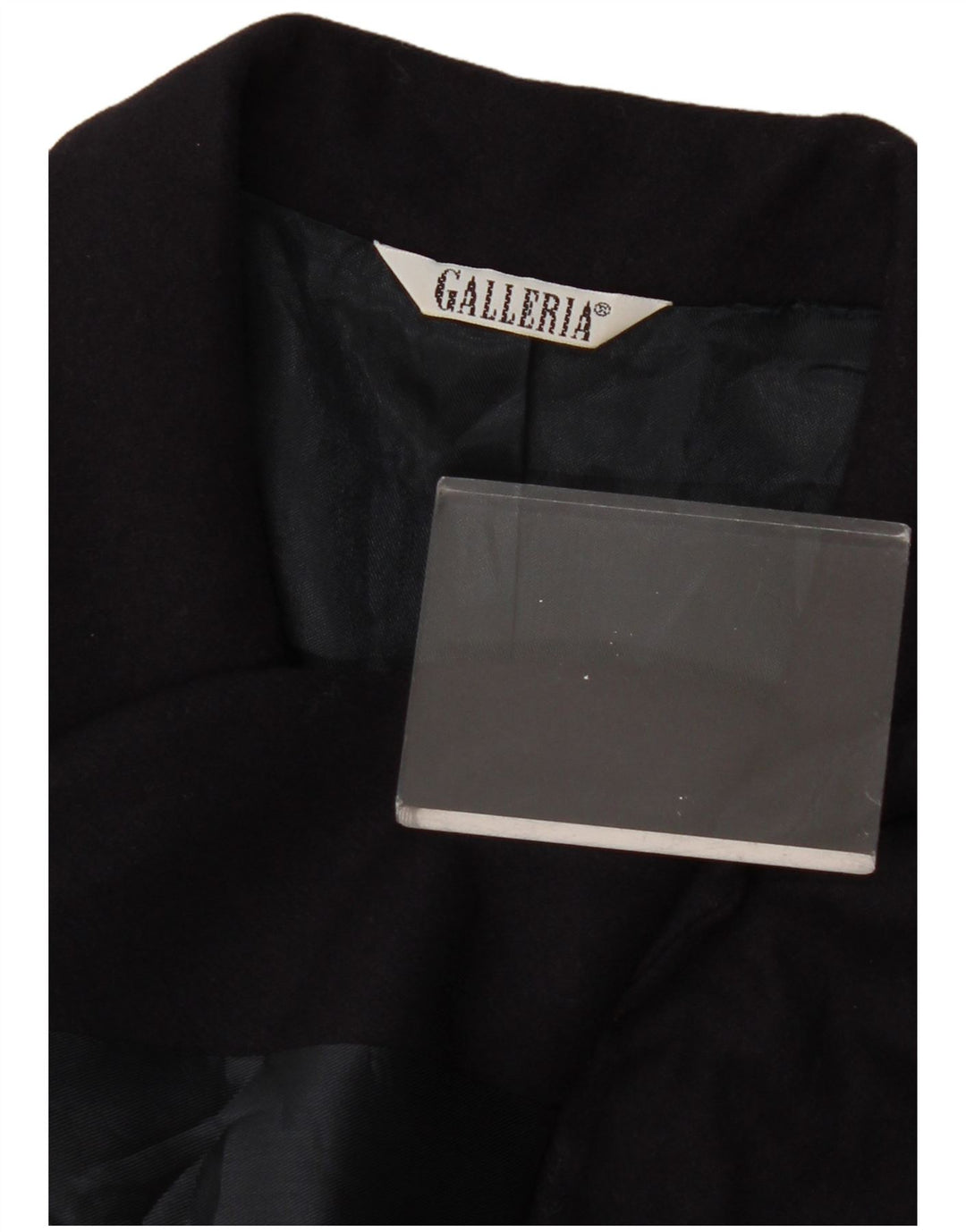 GALLERIA Chaqueta tipo blazer de 3 botones para mujer UK 40 Medium Azul marino Cachemira