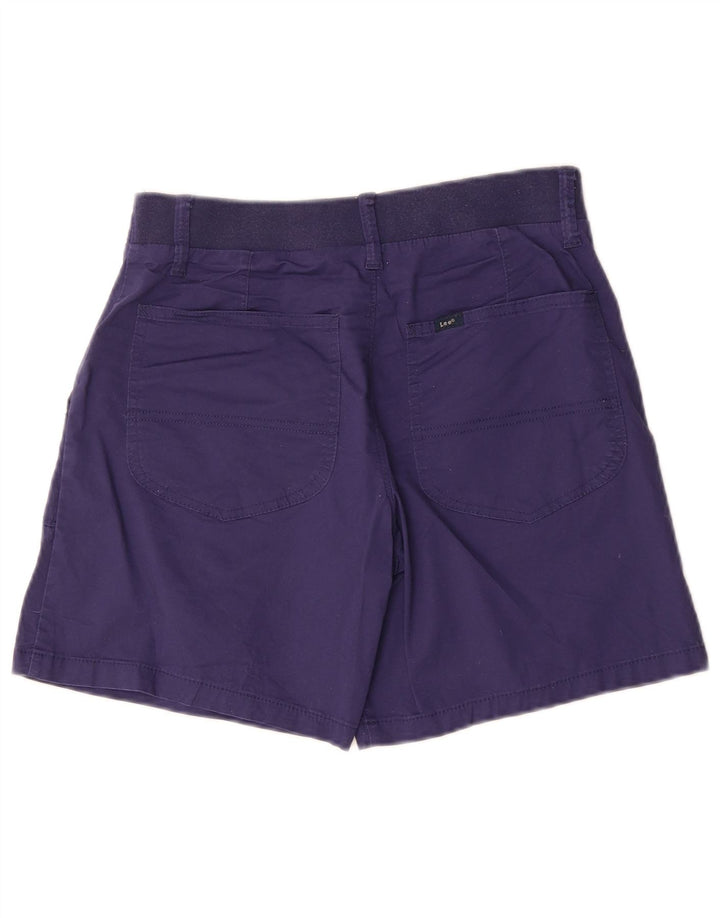 Lee pantalones cortos chinos para mujer US 6 mediano W30 azul marino algodón