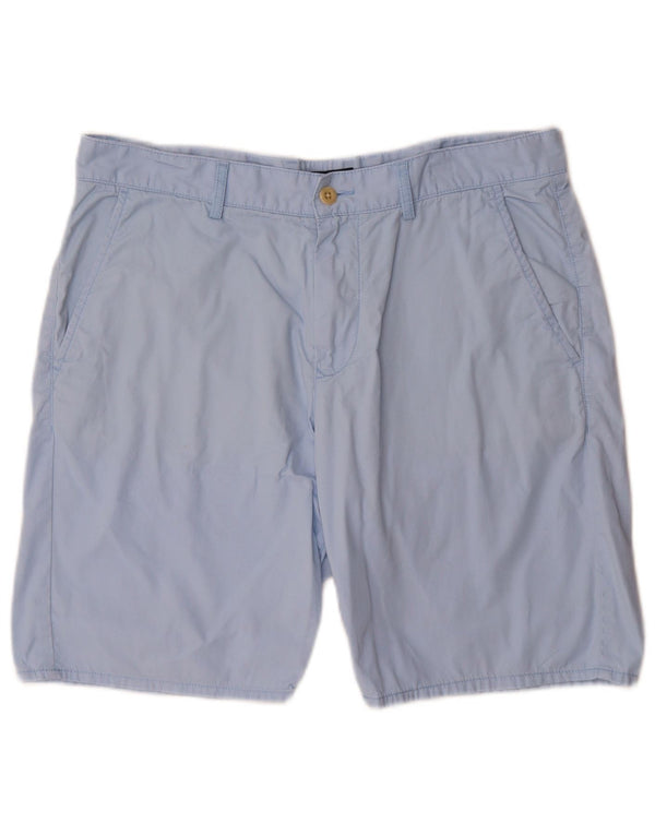 Gant Pantalones cortos chinos de corte relajado para hombre W34 Algodón azul grande
