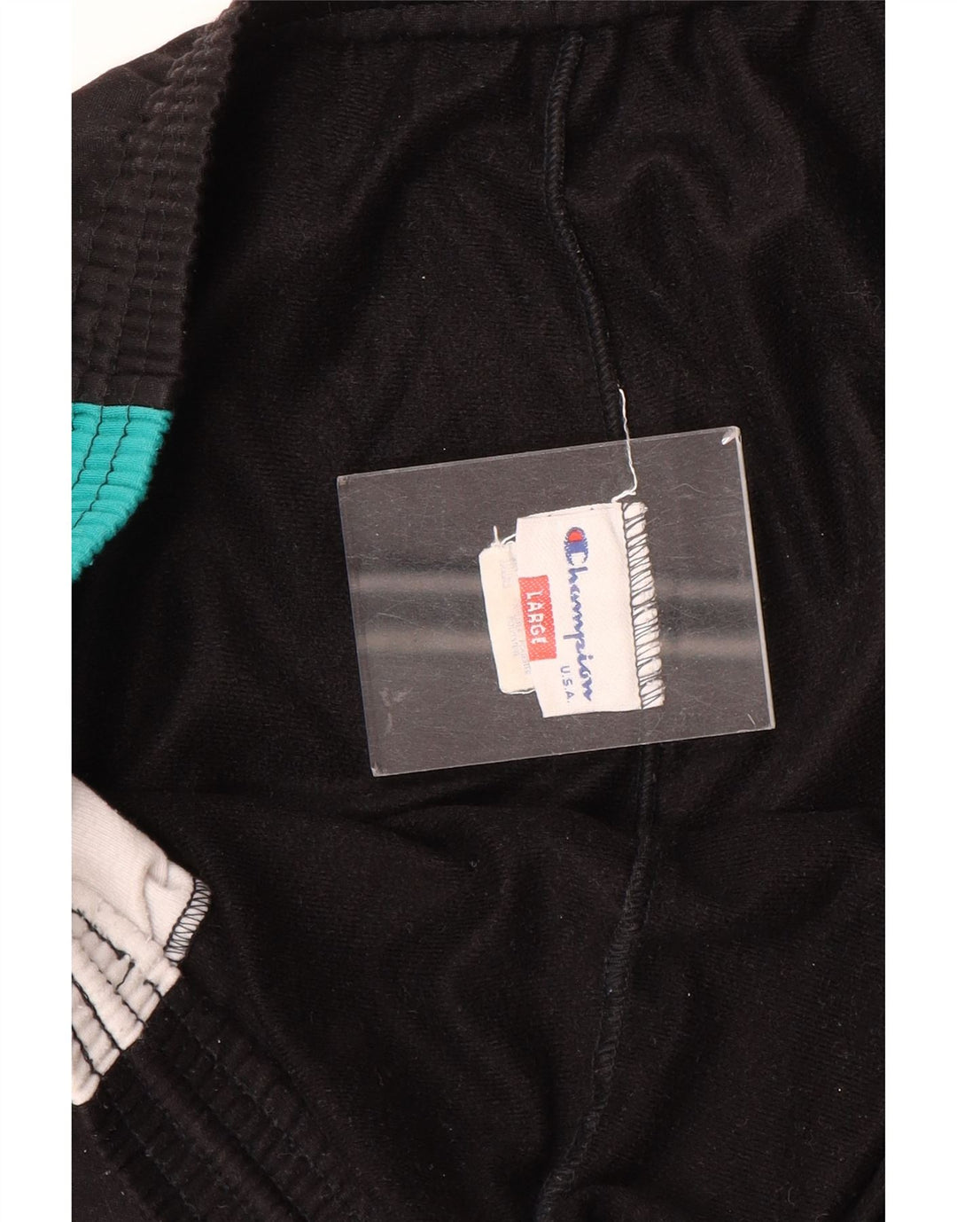 Champion Pantalones De Chándal Con Estampado De Poliéster Negro Grande Para Hombre
