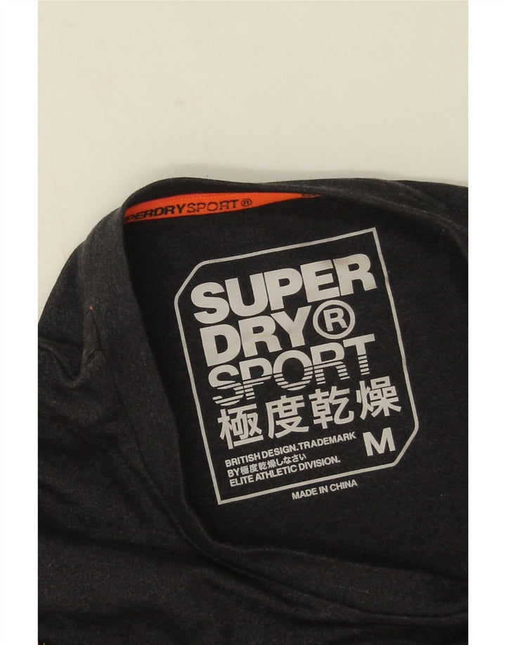 Superdry Camiseta Gráfica De Algodón Gris Medio Para Hombre
