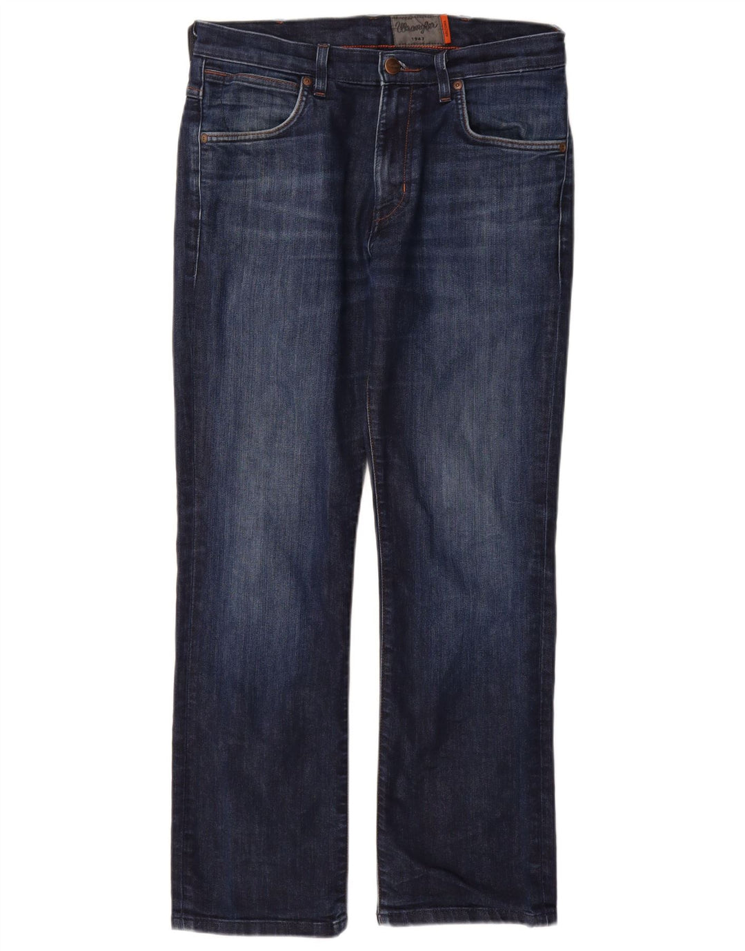 WRANGLER Vaqueros rectos elásticos Arizona para hombre W32 L28 Algodón azul