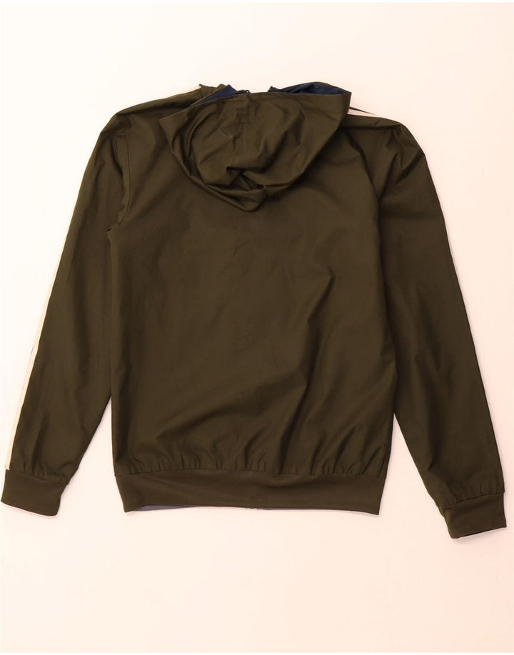ADIDAS Chaqueta superior de chándal reversible con capucha para hombre XS Poliéster caqui