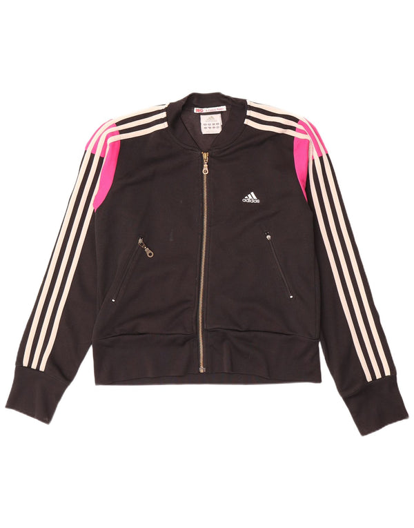 Adidas - Chaqueta de chándal para mujer, talla M, color negro, algodón