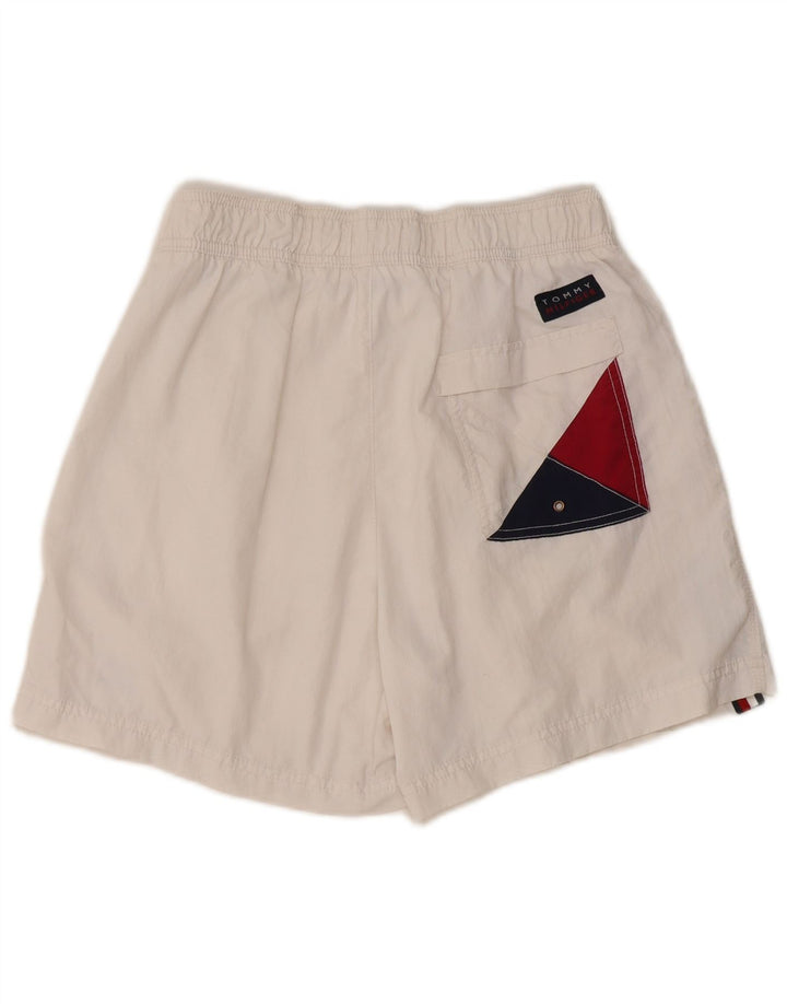 Tommy Hilfiger Shorts de baño gráficos para Mujer UK 12 Medium White
