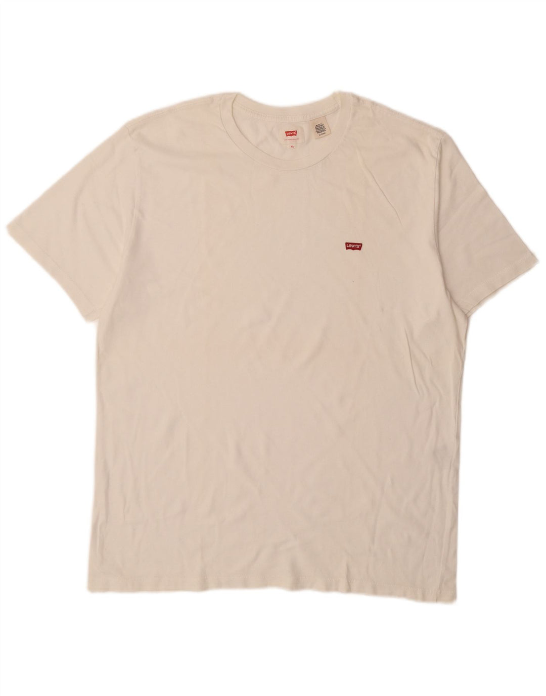 LEVI'S Camiseta Hombre Top XL Blanco Algodón