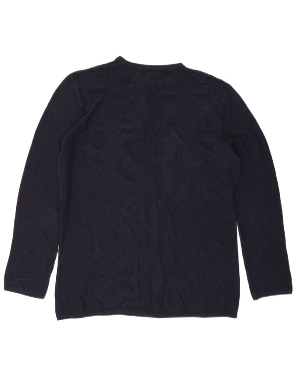 Zara Hombre Top Manga Larga Medio Azul Marino