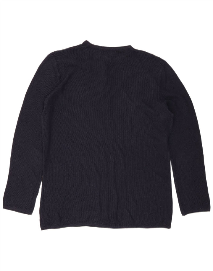 Zara Hombre Top Manga Larga Medio Azul Marino