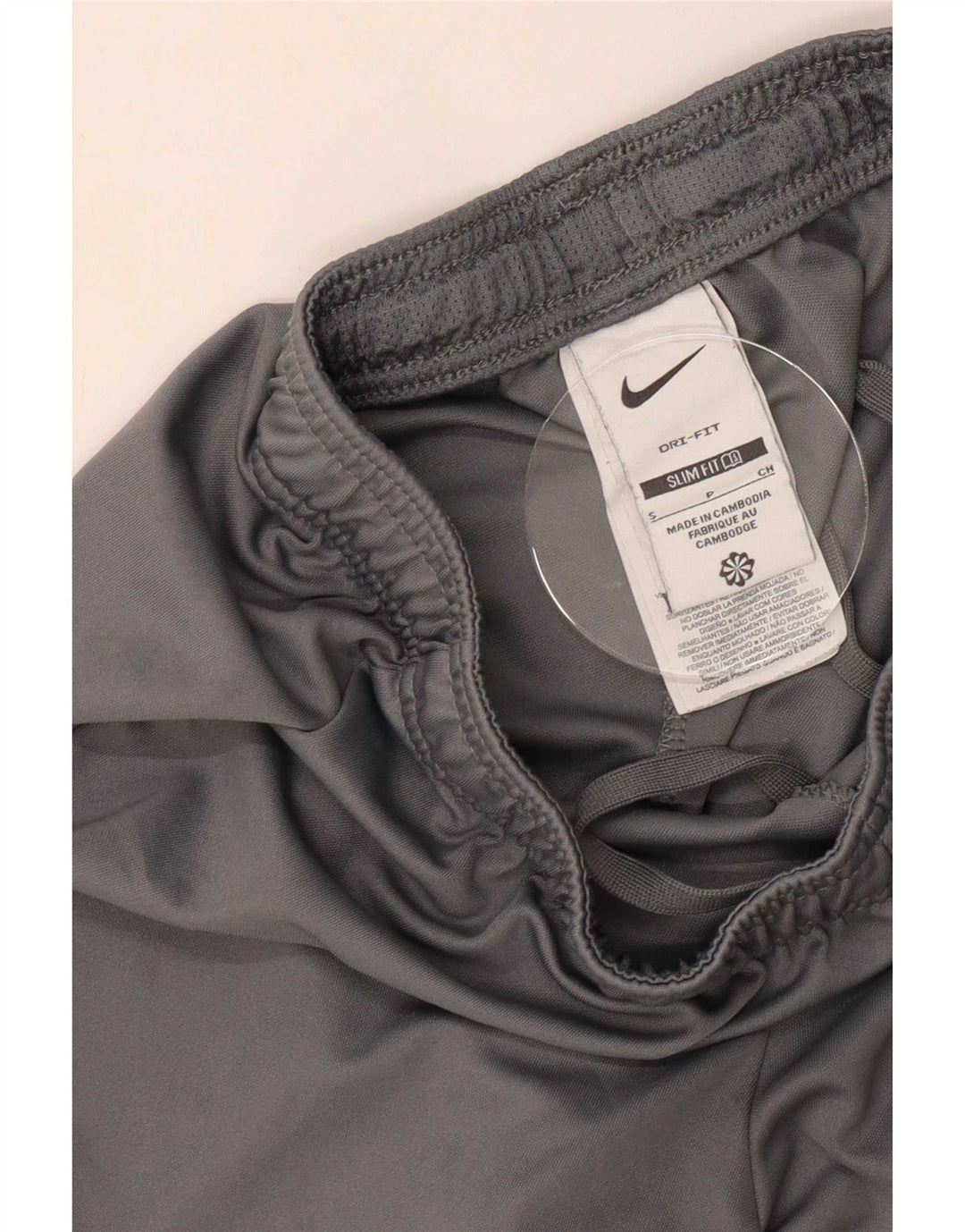 Pantalones cortos deportivos ajustados Dri Fit para hombre Nike Poliéster color block gris pequeño