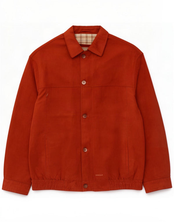 Chaqueta bomber vintage para hombre UK 42 XL Marrón Poliéster