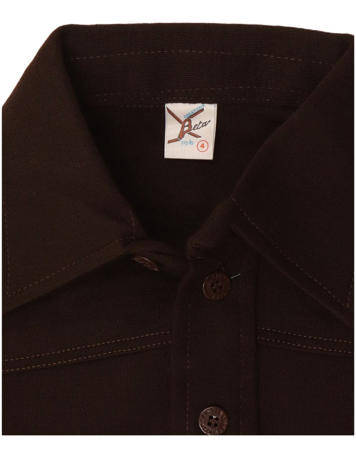 BETA - Jersey para mujer, talla 4, color marrón pequeño