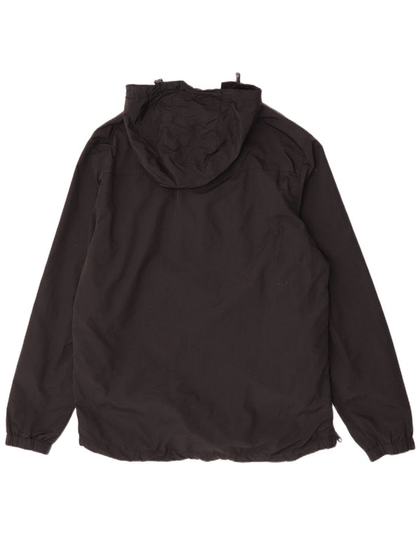 Lyle & Scott Chaqueta anorak con capucha para hombre UK 40 Large Nylon negro