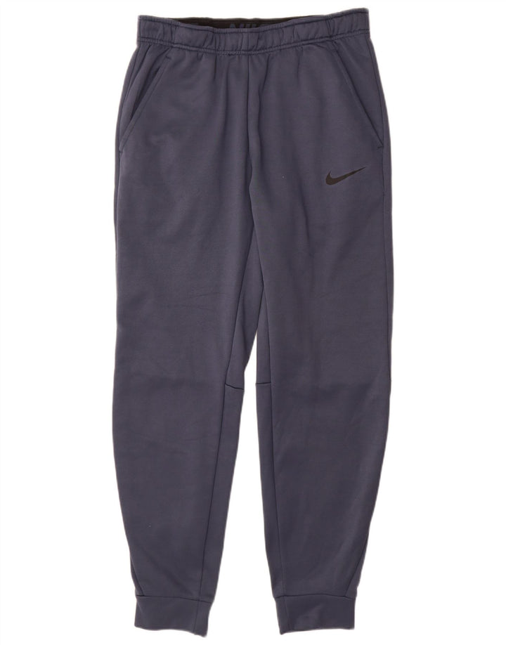 Nike Hombre Therma-Fit Chándal Pantalones Joggers Pequeño Azul Marino Poliéster