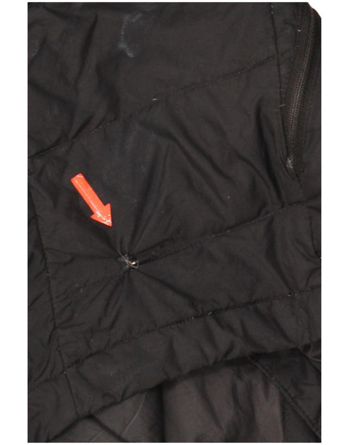 The North Face Chaqueta acolchada con capucha para hombre UK 38 Mediana Negro Poliéster