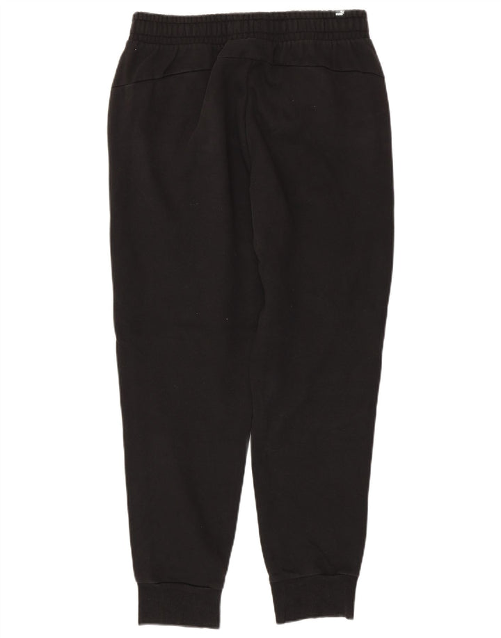 PUMA Pantalón de chándal con gráfico para hombre Joggers Medium Black Cotton