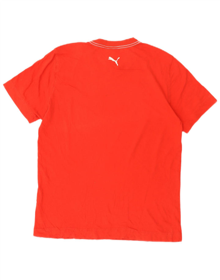 PUMA Camiseta gráfica para hombre Top mediano rojo