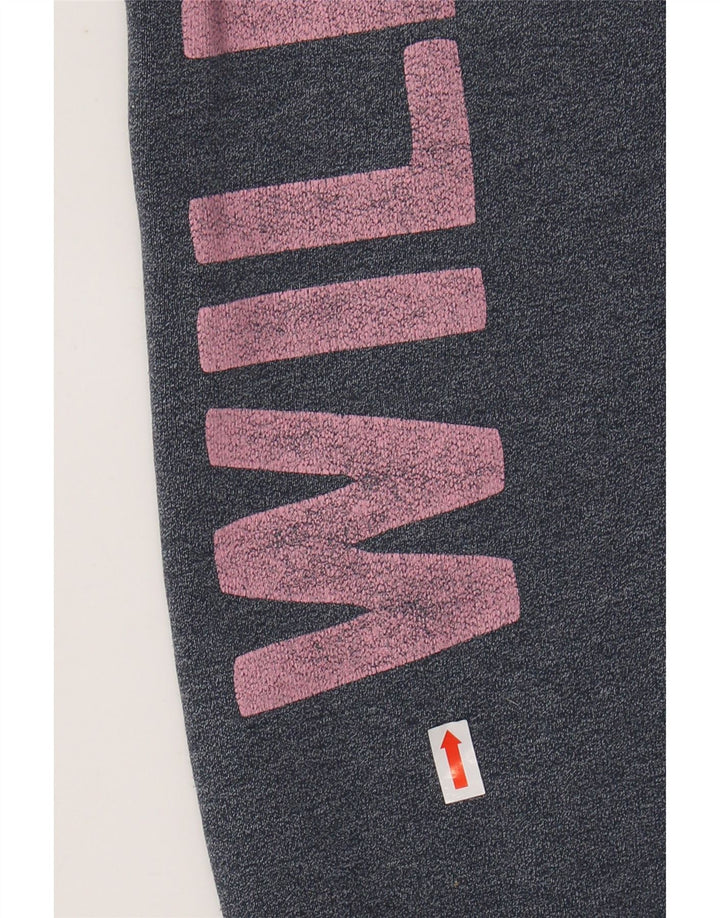 JACK WILLS Pantalones de chándal gráficos para mujer Joggers UK 8 Small Azul marino