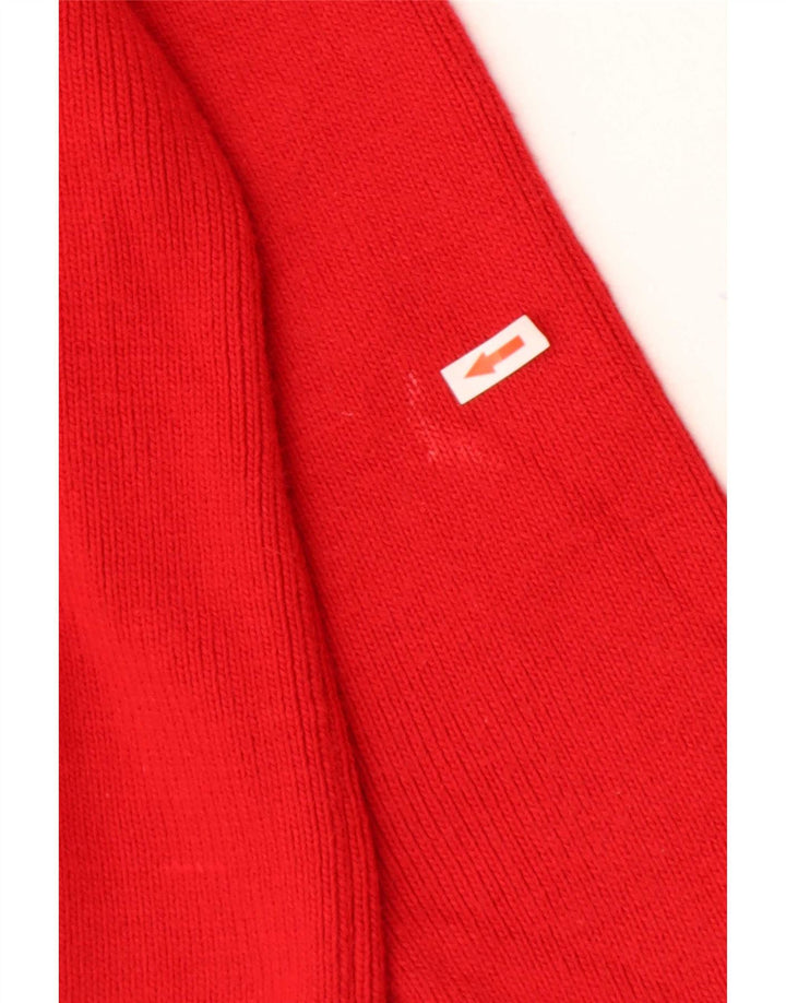 Marks & Spencer Suéter tipo cárdigan extragrande para mujer Reino Unido 46 Grande Acrílico rojo