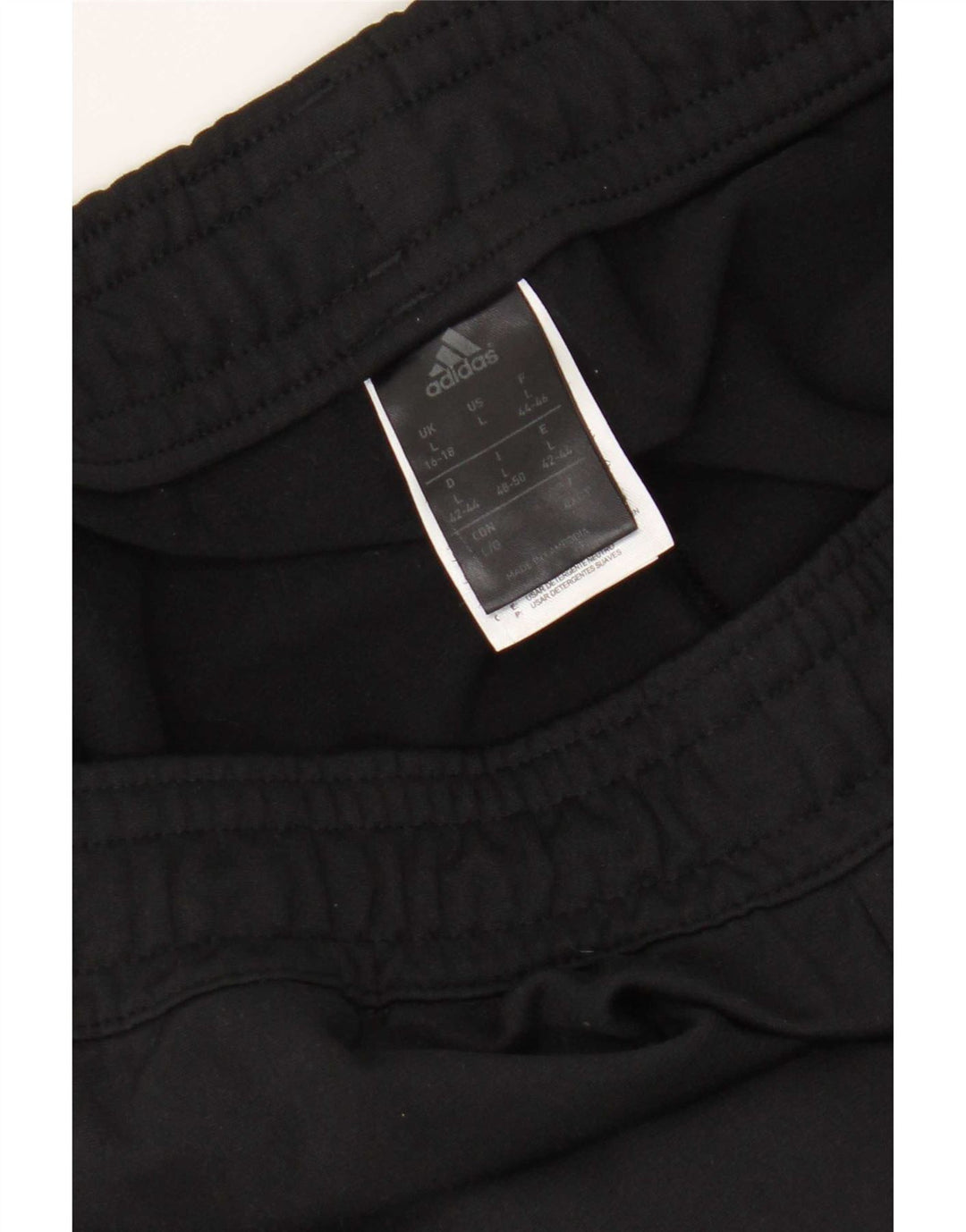 Adidas - Pantalones de chándal para mujer, talla 48/18, talla grande, color negro, poliéster