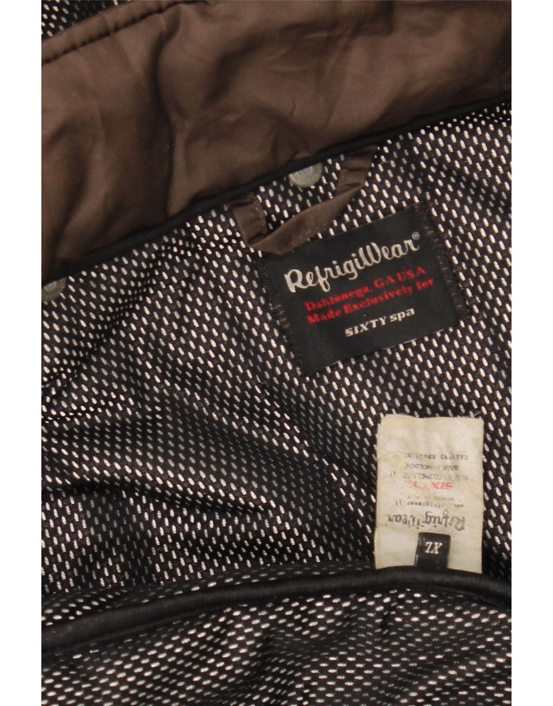 REFRIGIWEAR Chaqueta acolchada con capucha para mujer UK 40 XL Marrón