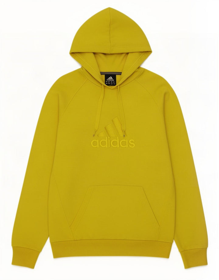 Adidas Hombre Graphic Sudadera Con Capucha Jersey Amarillo Medio Poliéster