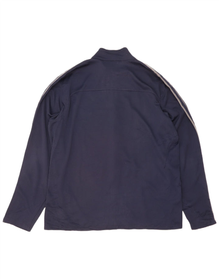 NIKE - Chaqueta de chándal para hombre, talla 2XL, poliéster a rayas, color azul marino