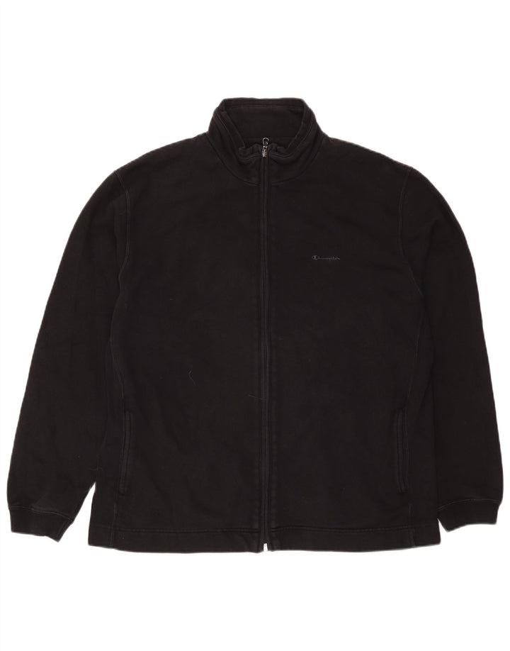 Champion Chaqueta de chándal para hombre XL Algodón negro