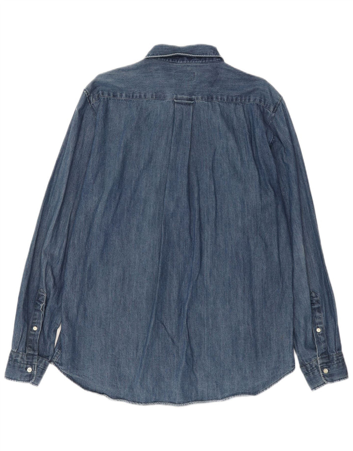 GANT Camisa Vaquera Hombre XL Algodón Azul