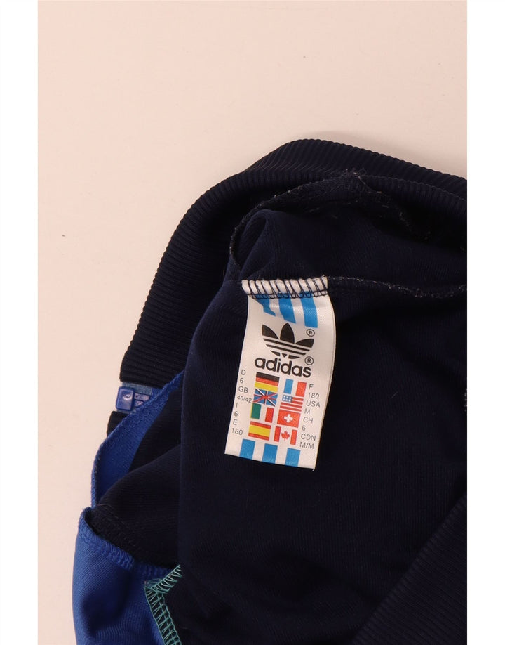 Adidas - Chaqueta de chándal para hombre, talla 40/42, color azul medio, poliéster