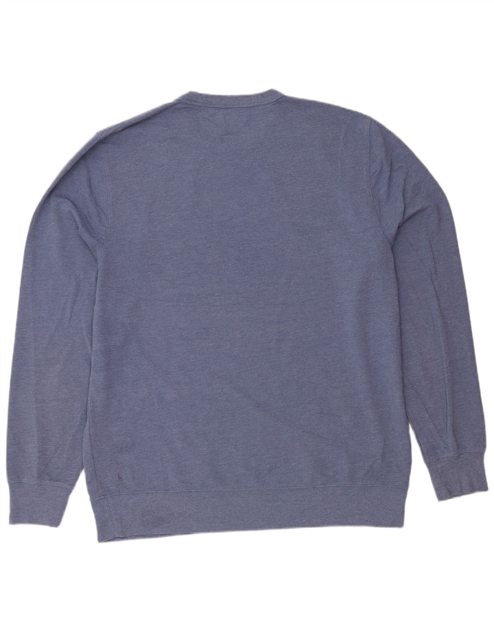 J. CREW Sudadera Hombre Jumper XL Azul Algodón