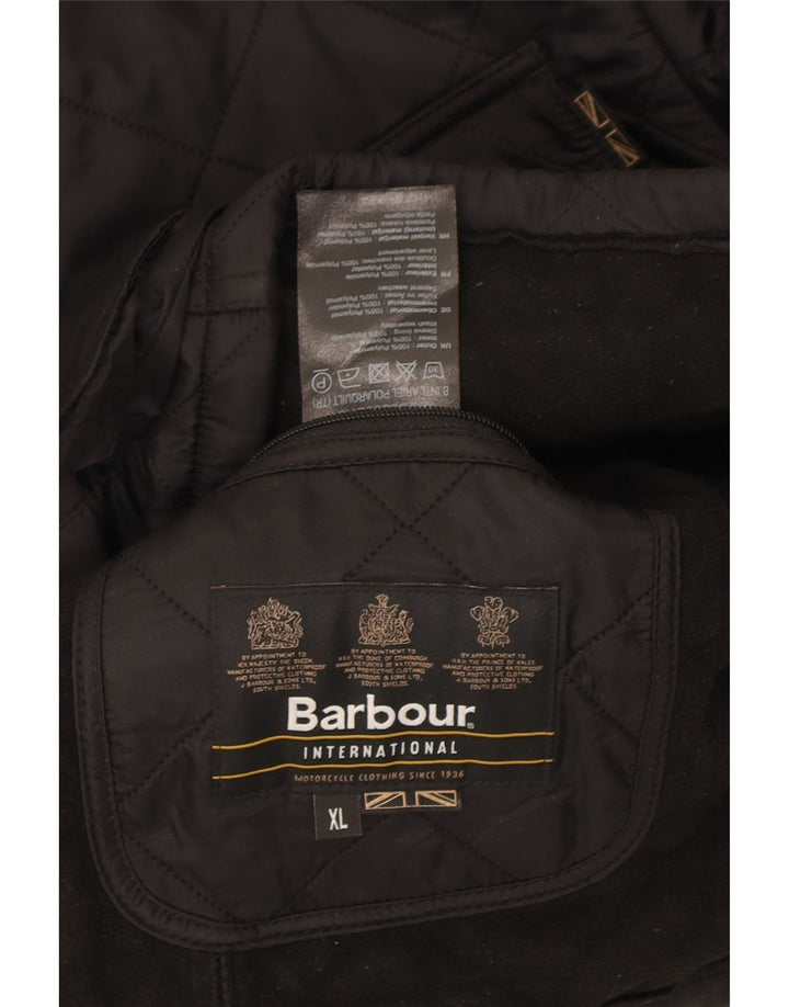 Barbour Chaqueta acolchada para hombre UK 42 XL Poliamida negra