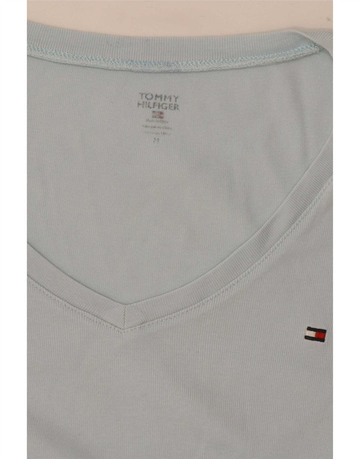 Tommy Hilfiger Camiseta para mujer Top UK 12 Azul medio