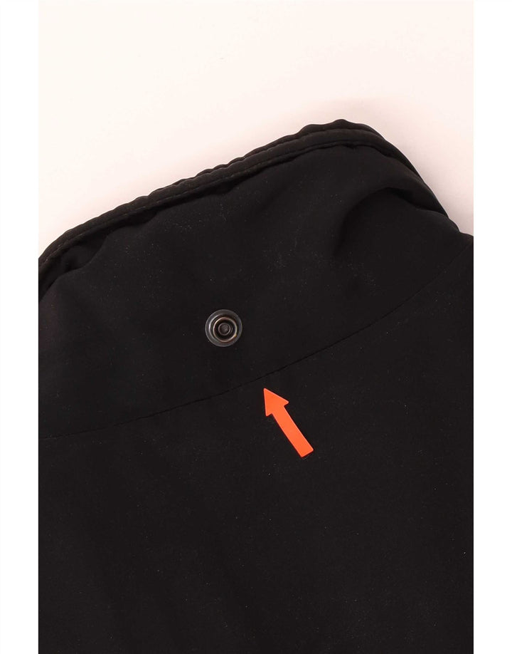 Piero Guidi Abrigo para hombre ES 42 XL Poliéster negro