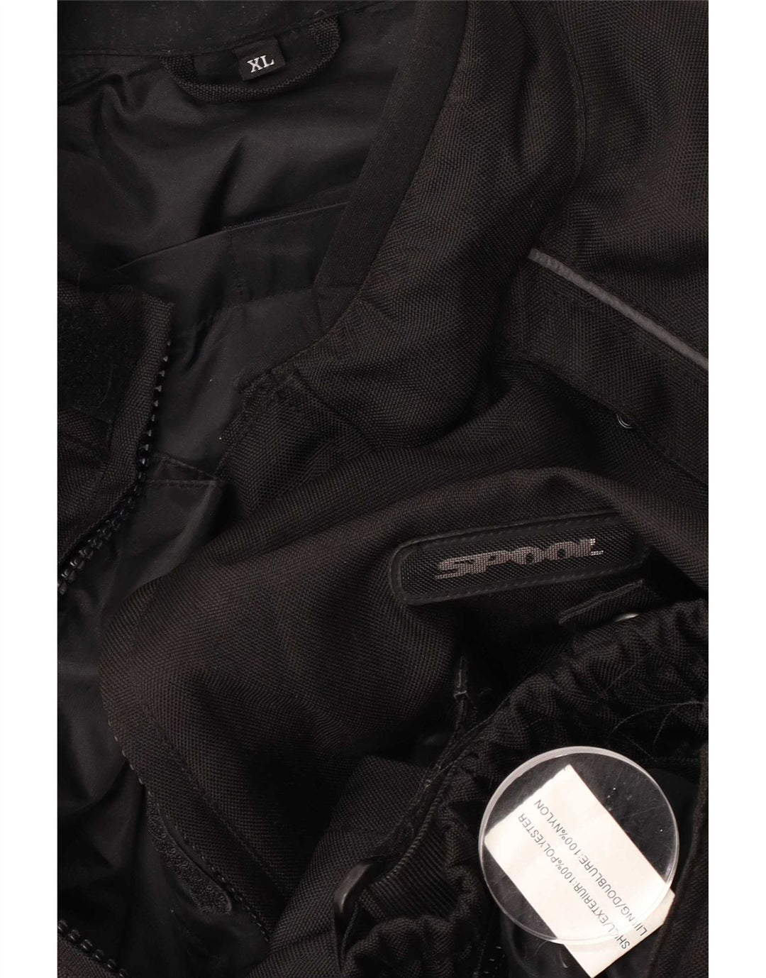 Spool Chaqueta Racer para hombre UK 42 XL Poliéster negro