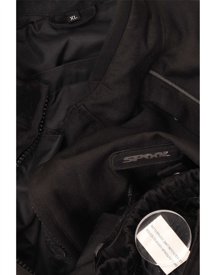Spool Chaqueta Racer para hombre UK 42 XL Poliéster negro