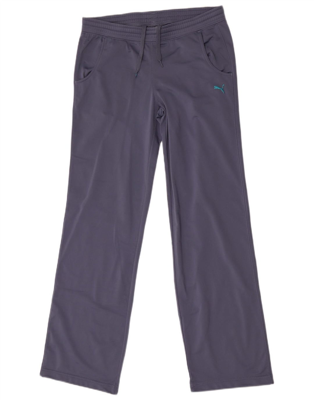 Puma - Pantalones de chándal para mujer, talla 40, poliéster, color azul medio