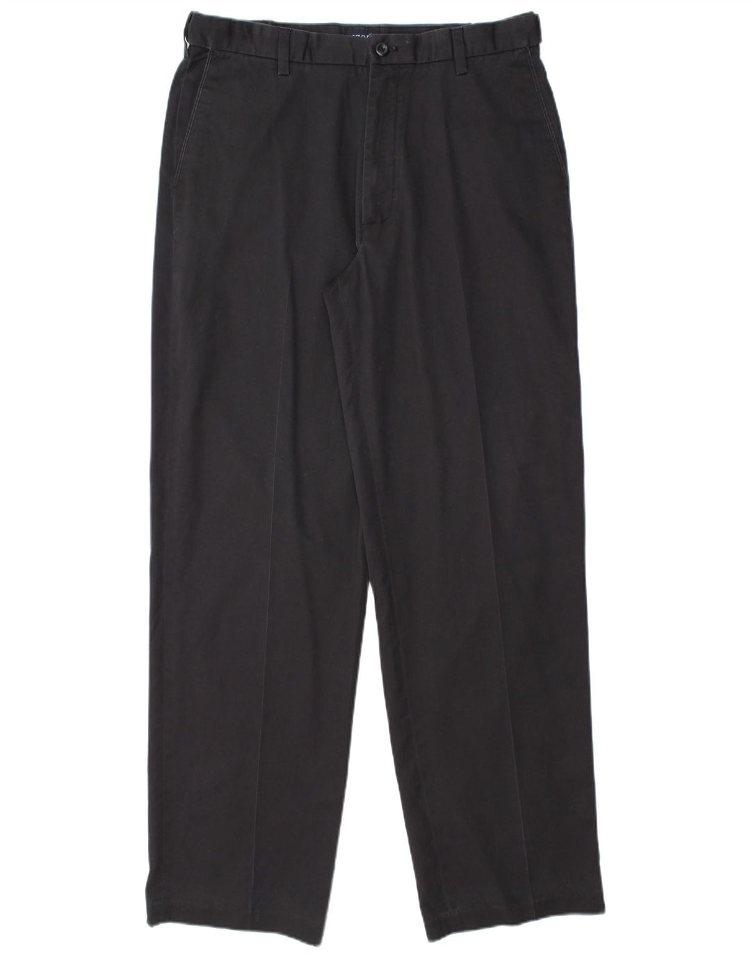 IZOD Pantalón chino recto para hombre W34 L34 Algodón azul marino